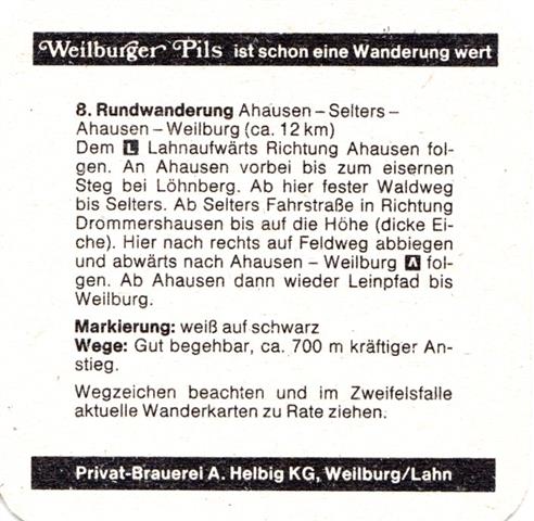 weilburg lm-he weilburger wander 4b (quad180-wanderweg 8-schwarz)